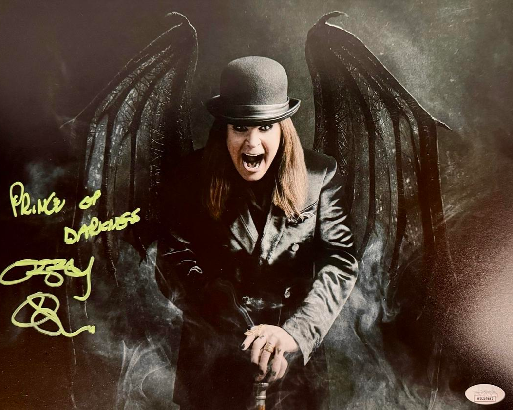 Ozzy Osbourne Signed 11x14 Photo w/Inscription - JSA COA #1